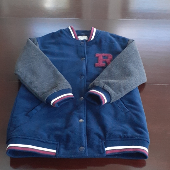 Girls Zara Medium Weight Letter Jacket Size 9/10